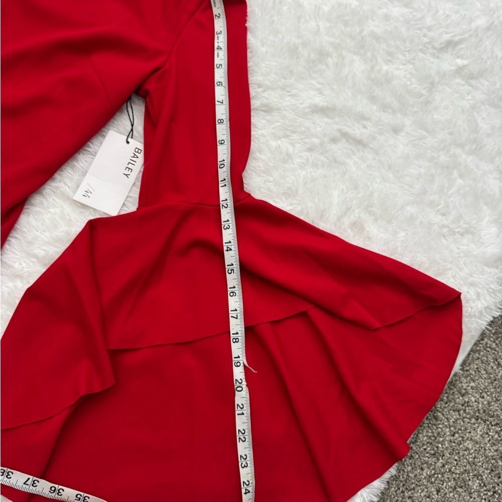 Bailey 44 Elegant Red Bell Sleeve Dress NWT - Picture 6 of 14